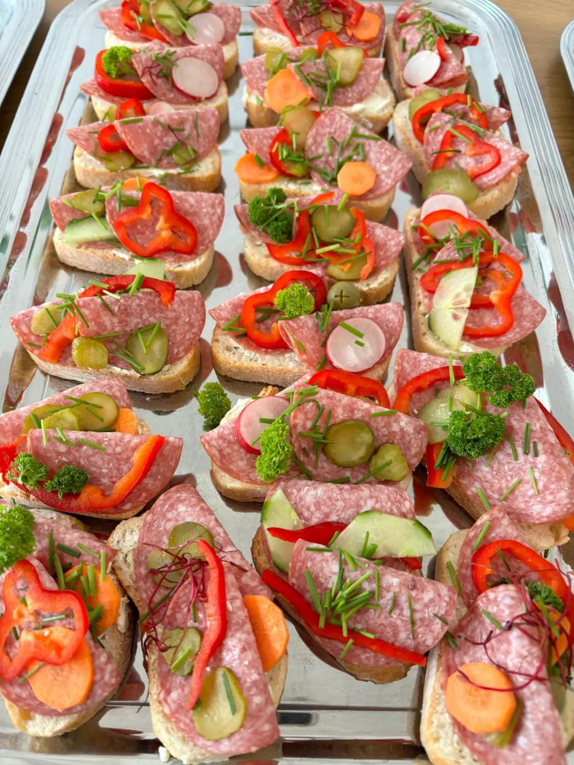 Traditionelles belegtes Brot von Zum Hallenwirt