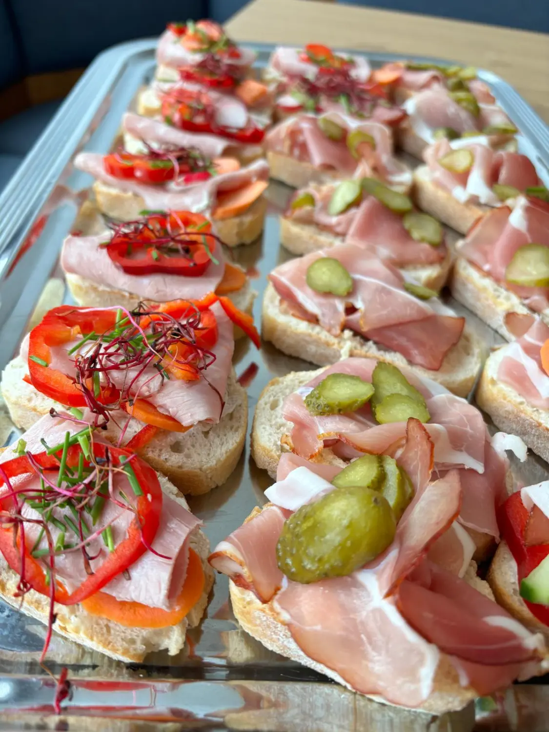 Traditionelles belegtes Brot von Zum Hallenwirt